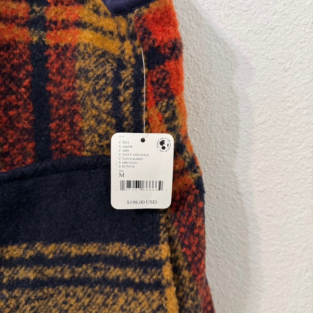 We The Free People Plaid Vest M Sleeveless Snap Front‎ Pockets Gorpcore Boho - Picture 7 of 9